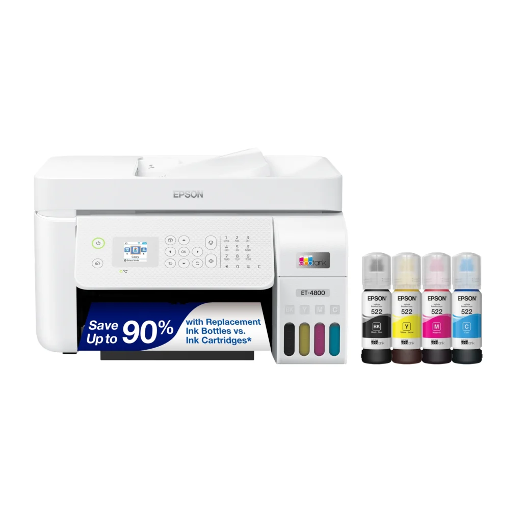 Epson EcoTank ET-4800 Wireless - Smart, Efficient, and Cost-Effective Printing - 2024 - Review